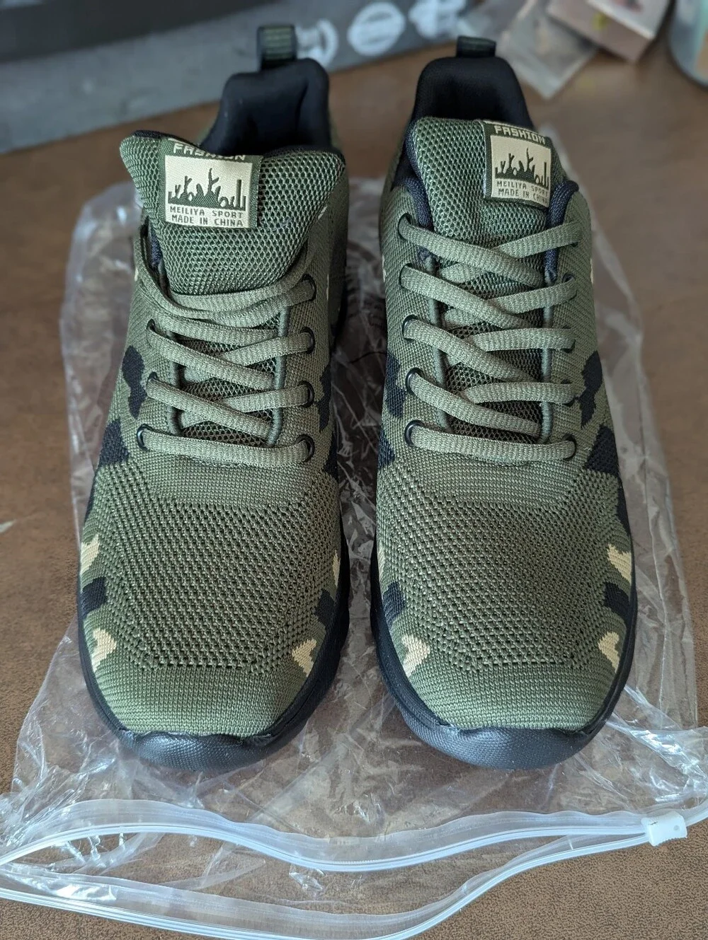 Meiliya Sport Women's Athletic Sneakers in Olive Green